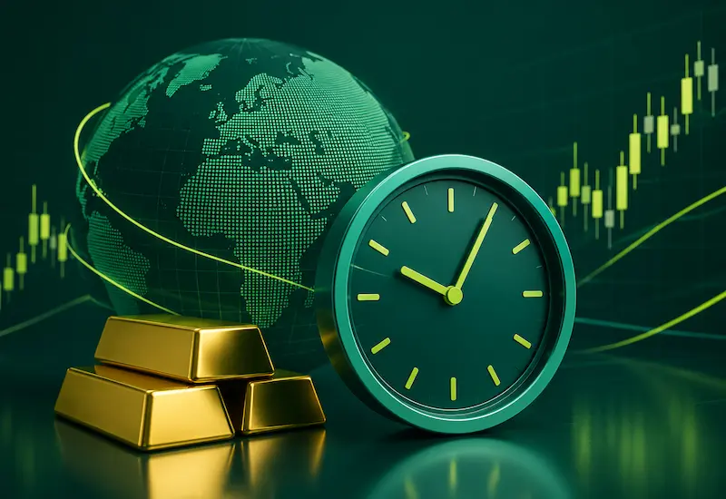ساعت بسته شدن بازار طلا در فارکس